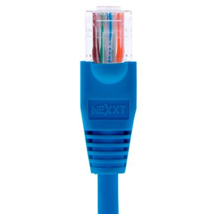 NEXXT SOLUTIONS - Cable de Conexión Red Nexxt Solutions Cat5e 100 MHz 4.27m 24 AWG Color Azul