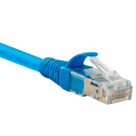 NEXXT SOLUTIONS - Cable de Conexion Nexxt Solutions U/UTP Cat6A 2 10 Mts LSZH (Compuesto sin Halogeno de Baja Toxicidad) Azul