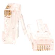 NEXXT SOLUTIONS - Conectores Modulares Nexxt Solutions AW102NXT01 Conector RJ45 Oro sobre Níquel 30µ Cat 5e Sin Blindaje (100 Pzas)