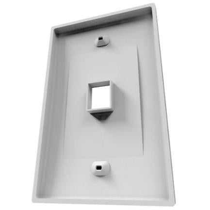 NEXXT SOLUTIONS - Placa de Pared Nexxt Solutions 1 Puerto para Conectores tipo Keystone Módulo RJ45 Blanco