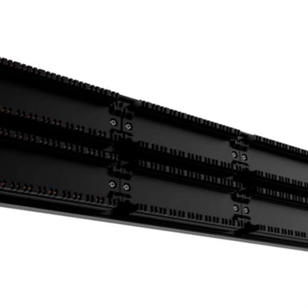 NEXXT SOLUTIONS - Panel de Conexión Red Nexxt Solutions para Rack Cat6 48 Puertos Pre-configurado Sin Blindaje Tipo 110 Esmalte Negro