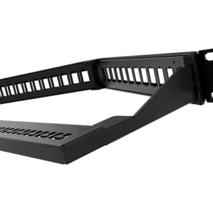 NEXXT SOLUTIONS - Panel de Conexion Red Nexxt Solutions para Rack Angulado Cat6A Modular 24 Puertos Blindado 1U Esmalte Negro