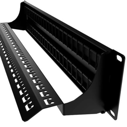 NEXXT SOLUTIONS - Panel de Conexión Red Nexxt Solutions para Rack de 78 Puertos Keystone Jack RJ45 Esmalte Negro