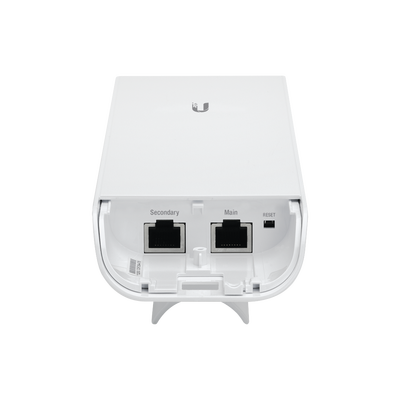 UBIQUITI - NanoStation airMAX M5 CPE, hasta 150 Mbps, frecuencia 5 GHz (5170-5875 MHz) con antena integrada de 16 dBi
