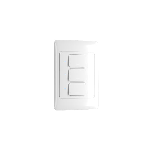 NEXXT SOLUTIONS HOME - Interruptor Nexxt Home NHE-T100 3 Circuitos Interior Control de Encendido Apagado Monopolar