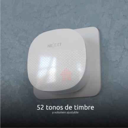 NEXXT SOLUTIONS HOME - Timbre Inteligente con Cámara Nexxt Home NHC-D100 FHD 1080p 110° Micrófono Parlante y Sensor Integrados