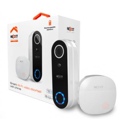 NEXXT SOLUTIONS HOME - Timbre Inteligente con Cámara Nexxt Home NHC-D100 FHD 1080p 110° Micrófono Parlante y Sensor Integrados