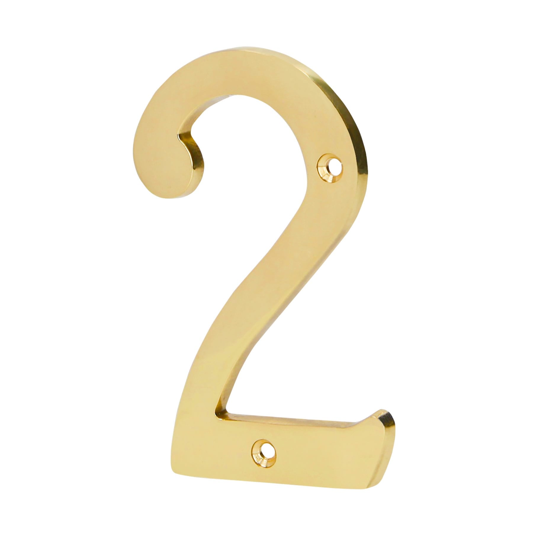Numero 2 de laton solido 4', HERMEX