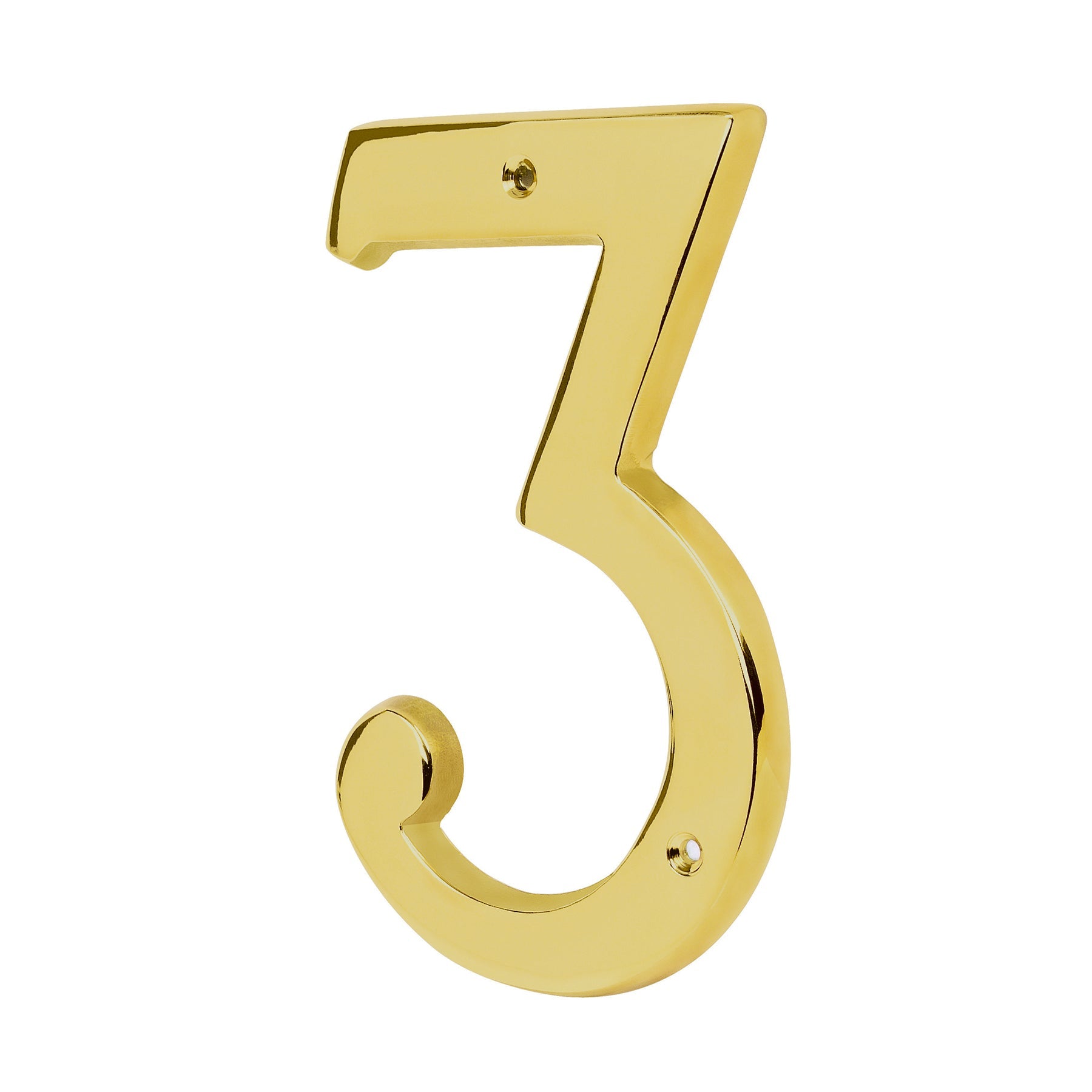 Numero 3 de laton solido 4', HERMEX