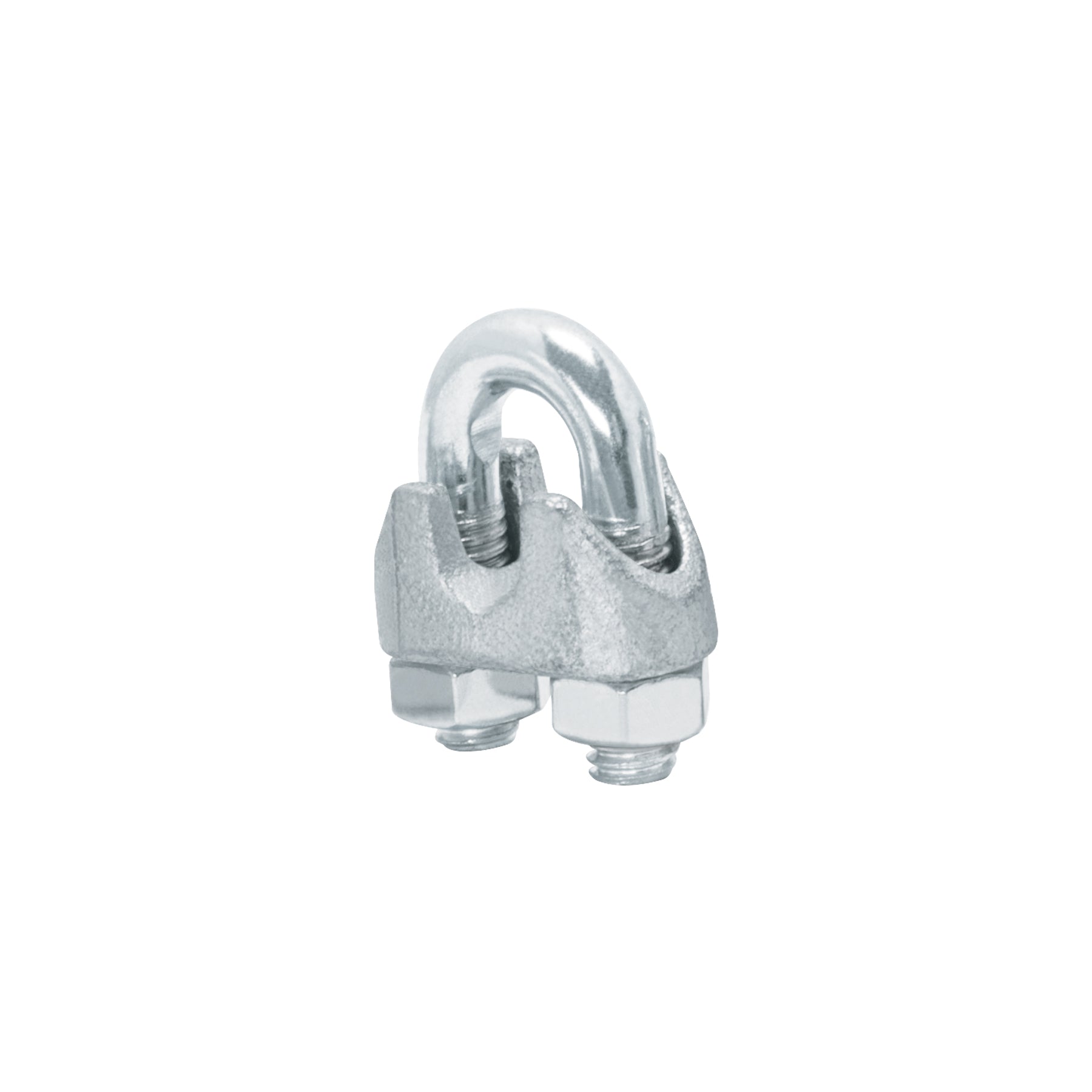 Bolsa c/40 nudos (perros) de hierro p/cable de 1/4', FIERO
