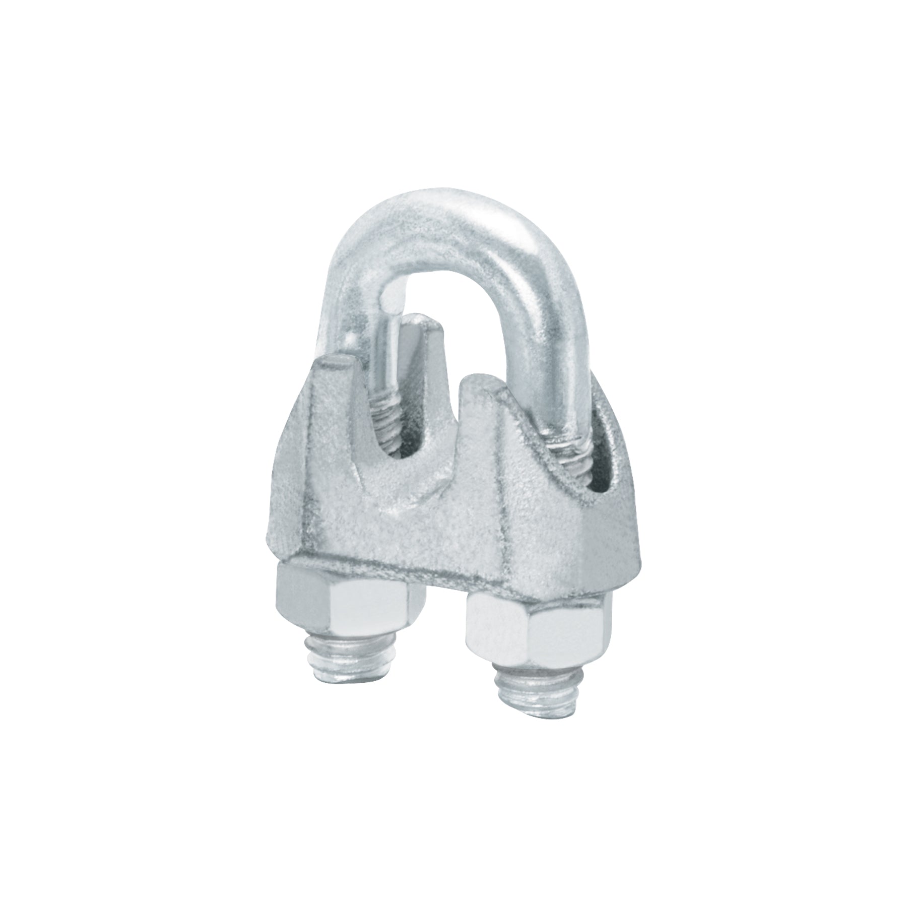 Bolsa c/20 nudos (perros) de hierro p/cable de 3/8', FIERO