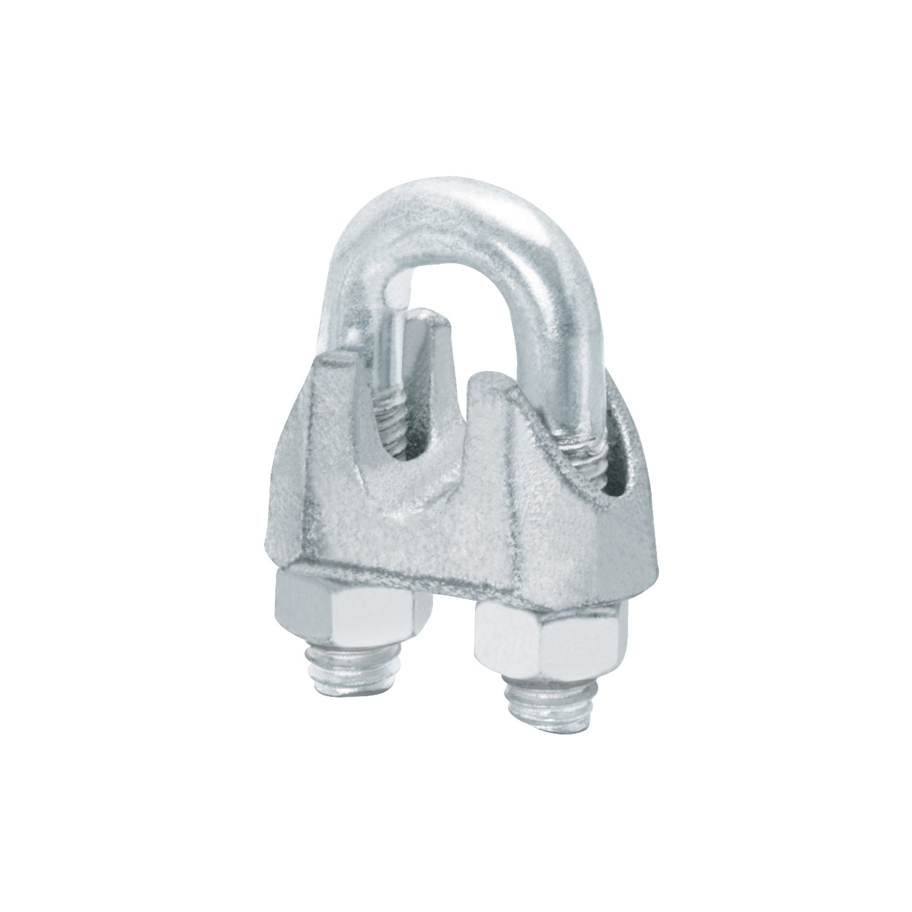 Blister c/1 nudo (perro) de hierro p/cable de 3/8', FIERO