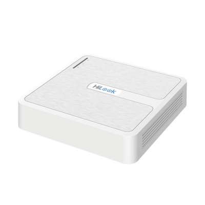 HILOOK BY HIKVISION - NVR 4 Megapixel (Compatibles con Cámaras AcuSense) / 4 Canales IP / 4 Puertos PoE+ / 1 Bahía de Disco Duro / Salida en Full HD