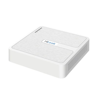 HILOOK BY HIKVISION - NVR 4 Megapixel (Compatibles con Cámaras AcuSense) / 4 Canales IP / 4 Puertos PoE+ / 1 Bahía de Disco Duro / Salida en Full HD