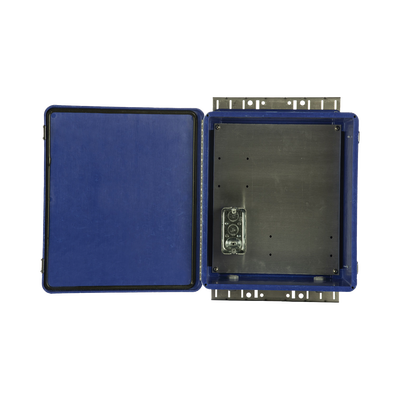 PANDUIT - Gabinete de Seguridad para Wireless, NEMA 4X, IP66, de 356 x 305 x 152 mm, Color Azul