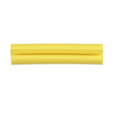 PANDUIT - Manguito Porta Etiquetas de Identificación, Para Fibra Simplex de 2 mm, 0.08 Pulgadas (2 mm) de Largo, Color Amarillo, Paquete de 100pz