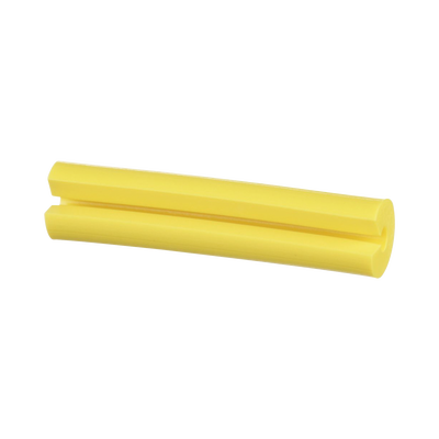 PANDUIT - Manguito Porta Etiquetas de Identificación, Para Fibra Simplex de 2 mm, 0.08 Pulgadas (2 mm) de Largo, Color Amarillo, Paquete de 100pz