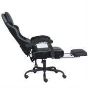 NEXTEP SOLUCIONES - Silla Gamer Nextep Ergonomica Falkor Masaje Lumbar y Reposa Pies Color Gris/Negro