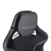 NEXTEP SOLUCIONES - Silla Gamer Nextep Ergonomica Falkor Masaje Lumbar y Reposa Pies Color Gris/Negro
