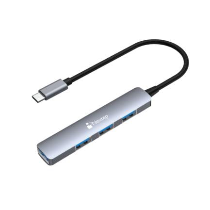 NEXTEP SOLUCIONES - Hub Nextep USB C 3.1 Alta Velocidad 4 Puertos USB