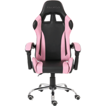 NEXTEP SOLUCIONES - Silla Gamer Ergonómica Modelo Falkor Color Negro-Rosa