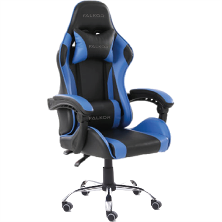NEXTEP SOLUCIONES - Silla Gamer Ergonómica Modelo Falkor Color Negro-Azul