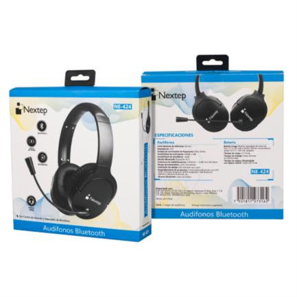 NEXTEP SOLUCIONES - Audífonos Nextep Inalámbrico Bluetooth Recargable/Micrófono