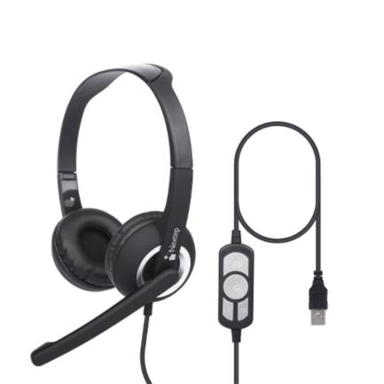 NEXTEP SOLUCIONES - Diadema Nextep Micrófono Conexión USB Color Negro
