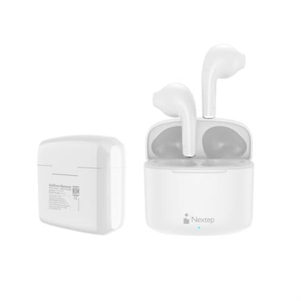 NEXTEP SOLUCIONES - Audifonos Nextep Buds Bluetooth Control Tactil Hasta 20Horas Blanco