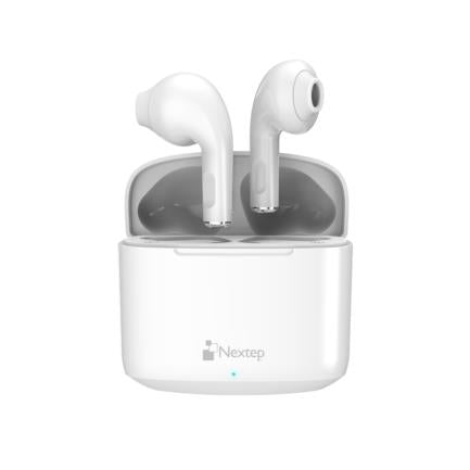NEXTEP SOLUCIONES - Audifonos Nextep Buds Bluetooth Control Tactil Hasta 20Horas Blanco