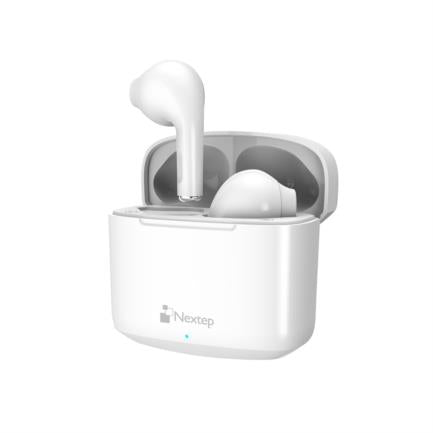 NEXTEP SOLUCIONES - Audifonos Nextep Buds Bluetooth Control Tactil Hasta 20Horas Blanco