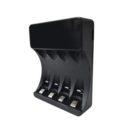 NEXTEP SOLUCIONES - Cargador de Pilas Nextep AA/AAA Incluye 2 Pilas AA