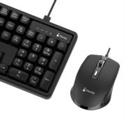 NEXTEP SOLUCIONES - Teclado y Mouse Nextep Pro Alambrico Operacion Silenciosa USB