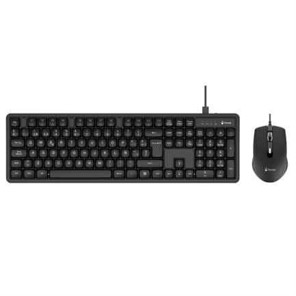 NEXTEP SOLUCIONES - Teclado y Mouse Nextep Pro Alambrico Operacion Silenciosa USB