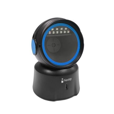 NEXTEP SOLUCIONES - Lector Omnidireccional Nextep de Codigos de Barra y QR (1/2) USB