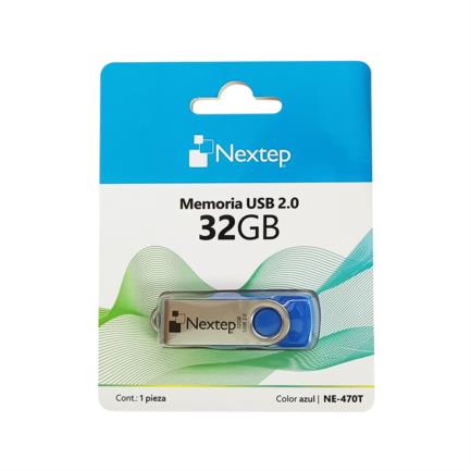 NEXTEP SOLUCIONES - Memoria USB Nextep 2.0 Twist 32GB Azul