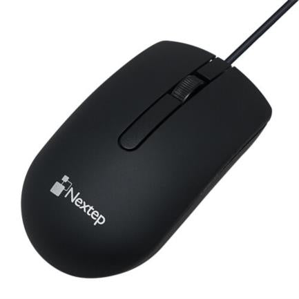 NEXTEP SOLUCIONES - Mouse Nextep Alámbrico USB 1000 dpi Color Negro