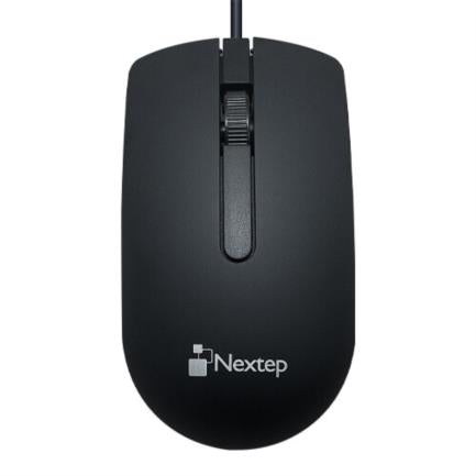 NEXTEP SOLUCIONES - Mouse Nextep Alámbrico USB 1000 dpi Color Negro