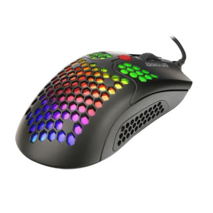 NEXTEP SOLUCIONES - Mouse Gamer Dragon XT USB 6400 dpi Ultra Ligero RGB 6 Botones Silenciosos