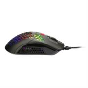 NEXTEP SOLUCIONES - Mouse Gamer Dragon XT USB 6400 dpi Ultra Ligero RGB 6 Botones Silenciosos