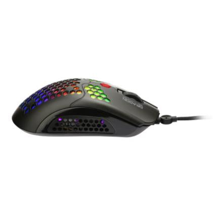 NEXTEP SOLUCIONES - Mouse Gamer Dragon XT USB 6400 dpi Ultra Ligero RGB 6 Botones Silenciosos