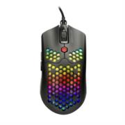 NEXTEP SOLUCIONES - Mouse Gamer Dragon XT USB 6400 dpi Ultra Ligero RGB 6 Botones Silenciosos