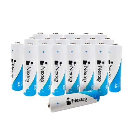 NEXTEP SOLUCIONES - Pilas Nextep AA Alcalinas LR6 1.5v c/20 Piezas