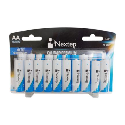 NEXTEP SOLUCIONES - Pilas Nextep AA Alcalinas LR6 1.5v c/20 Piezas