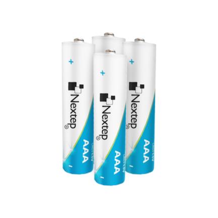 NEXTEP SOLUCIONES - Pilas Nextep AAA Alcalinas LR03 1.5V c/4 Piezas