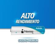 NEXTEP SOLUCIONES - Pilas Nextep AAA Alcalinas LR03 1.5V c/4 Piezas