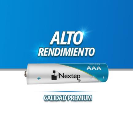 NEXTEP SOLUCIONES - Pilas Nextep AAA Alcalinas LR03 1.5V c/20 Piezas