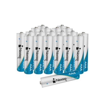 NEXTEP SOLUCIONES - Pilas Nextep AAA Alcalinas LR03 1.5V c/20 Piezas