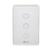 NEXTEP SOLUCIONES - Interruptor Nextep Smart de Luz Pared Táctil Triple Control Wi-Fi