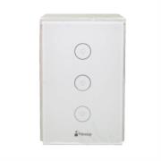 NEXTEP SOLUCIONES - Interruptor Nextep Smart de Luz Pared Táctil Triple Control Wi-Fi